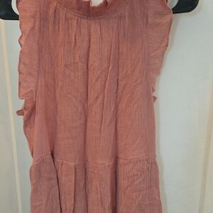 Sweet Wanderer Coral Sleeveless Top